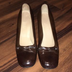 Gucci Brown Leather Women’s Heels